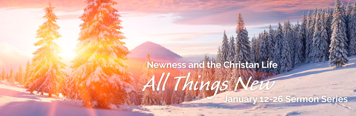 All Things New Sermon Series, January 12-26