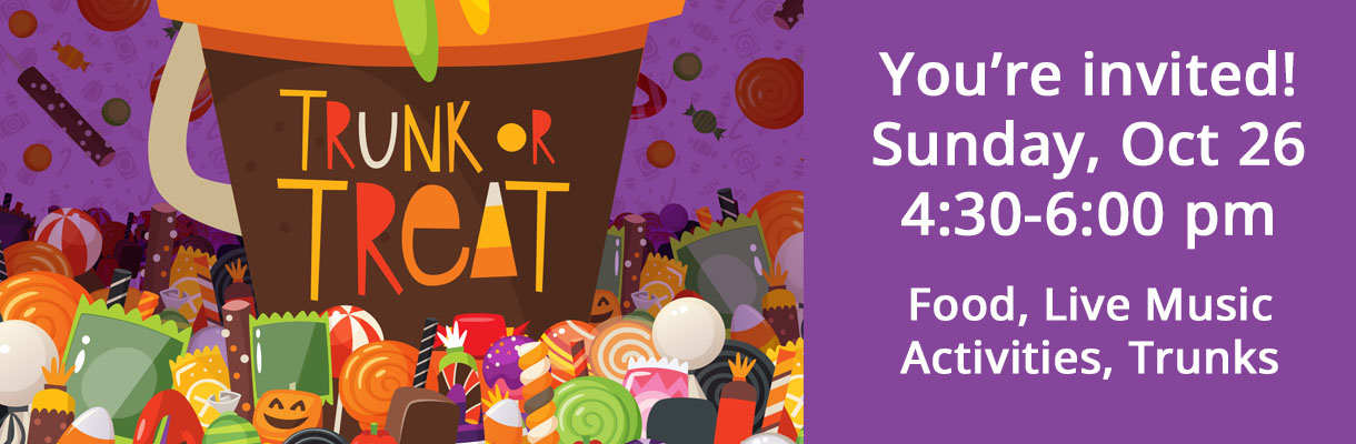 Trunk or Treat at Reveille UMC October 26, 4:30-6:00 pm