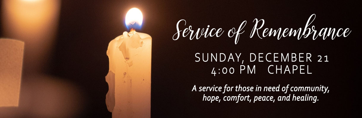 Service of Remembrance, December 21, 2025