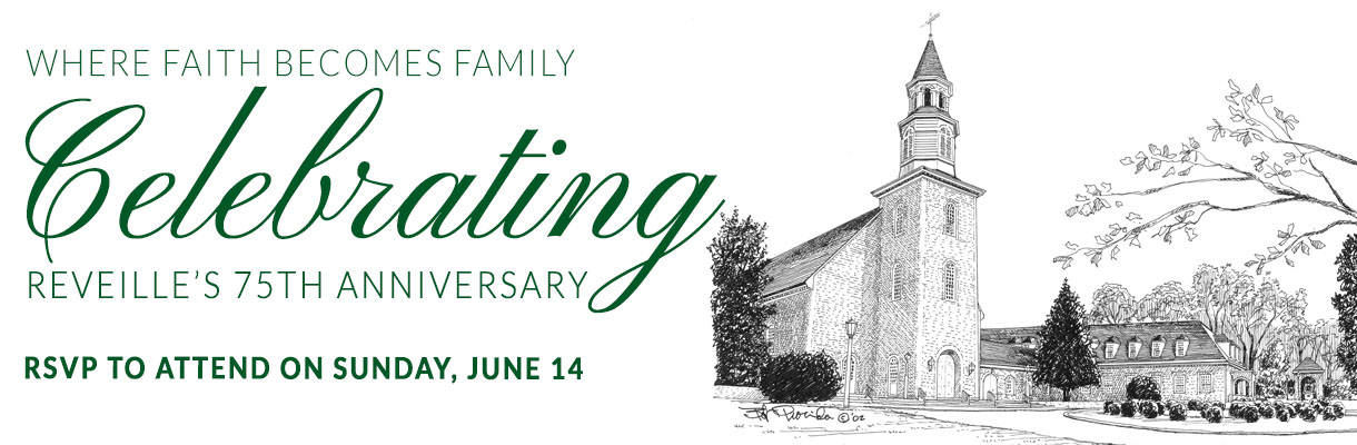 RSVP to attend Reveille's 75th Anniversary on June 14