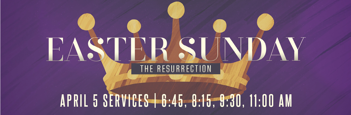 Easter Sunday Services, April 5