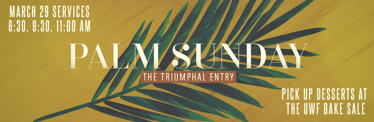 Palm Sunday at Reveille, March 28